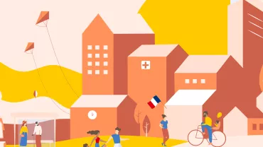 Illustration de mobilités en ville - INSEE