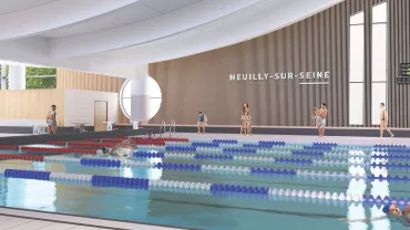 Projet du Centre aquatique : Zone aquatique © Ville de Neuilly-sur-Seine