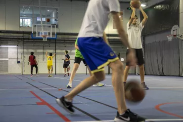 Basket à l'espace sportif Koenig