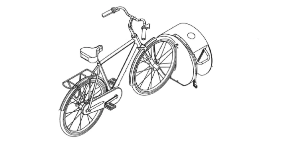 Schéma de la pompe à vélo © 
